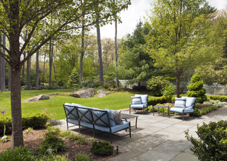 landscaping ideas aren't just about plants, they're about people and conversations like this seating area